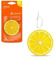 Ароматизатор подвесной пластик сочный фрукт лимон Airline AFFR092