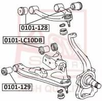 ASVA 0101LC10DB Сайлентблок переднего нижнего рычага задний