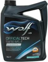 Моторное масло WOLF Officialtech 5W-30 4л/4 MS-F