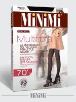 Колготки MiNiMi Multifibra, 70 den, размер 4, черный