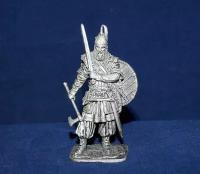 Коллекционная оловянная миниатюра, солдатик в масштабе 54мм( 1/32)Свенельд- древнерусский княжеский воевода 920-977 гг