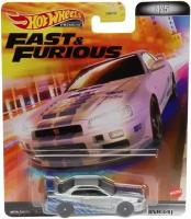 Hot Wheels Premium Fast&Furious Nissan Skyline GT-R R34 (BNR34) редкая коллекционная модель из серии Retro Entartainment