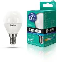 Эл. лампа светодиодная шар LED12-G45/865/E14 (12W=100Вт 980Lm) Camelion