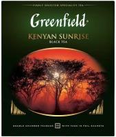 Чай Greenfield Kenyan Sunrise чёрный в пакетиках, 100х2г