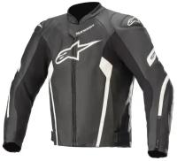 ALPINESTARS Мотокуртка кожаная FASTER V2 AIRFLOW LEATHER JACKET (черно-белый, 12, 58)