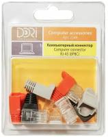 Коннектор компьютерный dori rj45 (8p8c) защитные колпачки 6шт