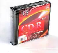CD-R Носители информации CD-R, 52x, VS, Slim/5, VSCDRSL501