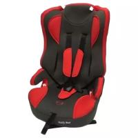 Автокресло группа 1/2/3 9-36 кг Teddy Bear без вкладыша 513 RF RED+BLACK DOT