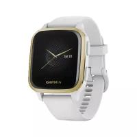 Умные часы Garmin Venu Sq 36 мм GPS, золотистый/белый