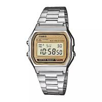 Наручные часы CASIO A-158WEA-9E, серый, бежевый