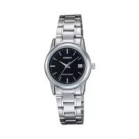 Наручные часы CASIO Collection LTP-V002D-1A, серебряный, черный