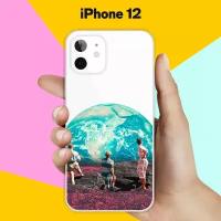 Силиконовый чехол Вид на Землю на Apple iPhone 12