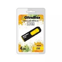 USB Flash накопитель OltraMax 4Gb OltraMax 250 Yellow (OM-4GB-250-Yellow)