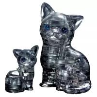 3D-пазл Crystal Puzzle Кошка с котенком (90226), 49 дет