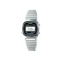 Наручные часы CASIO LA-670WD-1, черный, серебряный