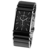 Наручные часы JACQUES LEMANS High Tech Ceramic, черный, серебряный