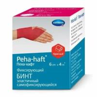 Бинт Peha-haft/Пеха-хафт самофиксирующийся 4 м х 6 см без латекса красный 1 шт