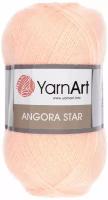 Пряжа Yarnart Angora Star персик (204), 20%шерсть/80%акрил, 500м, 100г, 1шт