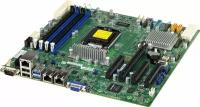 Материнская плата Supermicro X11SSM-F S1151 Intel, iC236, 4 DDR4 ECC, 2*PCI-Ex8 + 1*PCI-Ex4, SATA + RAID, IPMI 2.0, 2*GLAN, mATX