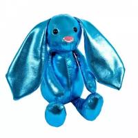 Мягкая игрушка ABtoys Кролик синий 16 см
