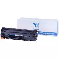 Картридж NV Print NV-CE278A/728, черный, 2100 страниц, совместимый для LaserJet Pro P1566/P1606dn/M1536dnf, MF4580dn/4570dn/4550dn/4450/4430/4410