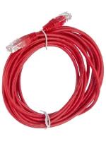 Патч-корд Lanmaster TWT-45-45-5.0-RD вилка RJ-45-вилка RJ-45 кат.5е 5м красный ПВХ (уп:1шт)