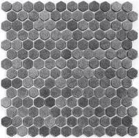 Мозаика Natural STP-GR009-HEX из глянцевого стекла размер 29х29 см чип 25 Hexagon мм толщ. 5 мм площадь 0.084 м2 на сетке