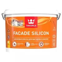 Краска фасадная Tikkurila Facade Silicon 9л, база А белый