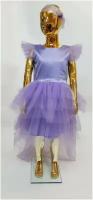 Платье DaEl kids, нарядное, размер 116, фиолетовый