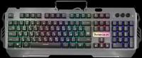 Проводная игровая клавиатура Defender Renegade GK-640DL, RGB подсветка,серебристый