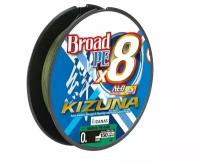 Шнур плетеный Owner Kizuna X8 Broad PE green 135м 0,19мм 11,9кг