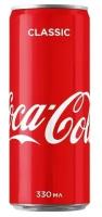 Газированный напиток Coca-Cola Classic 24 шт по 0.33 л, Польша