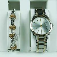 Женские наручные часы с браслетом, регулируемые/ металлик-золото