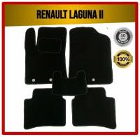 Комплект ворсовых ковриков ECO на Renault Laguna II 2001-2008 / Рено Лагуна