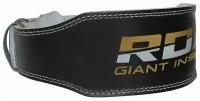 Пояс для пауэрлифтинга и фитнеса RDX 4 INCH PADDED LEATHER WEIGHTLIFTING FITNESS GYM BELT