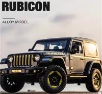 Коллекционная масштабная модель Wrangler Rubicon 1:24 (металл, свет, звук)