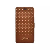 Чехол Guess Gianina Booktype для iPhone 6 Plus коричневый