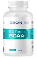 BCAA GEON Geon Аминокислотный комплекс Bio Factor BCAA, нейтральный, 200 шт