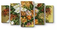 Модульная картина Букет из полевых цветов 100x55