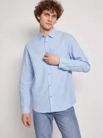 Рубашка длинный рукав Zolla, цвет: голубой, размер: M