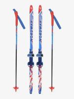 Лыжный комплект беговые NORDWAY Flame Soft, 50-50-50мм, 120см, с креплением и палками [116721-mx]
