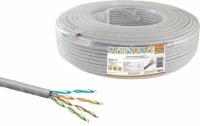 Кабель витая пара народный U/UTP Cat 5e 4х2х24AWG CCA (100м) PVC, серый TDM SQ0107-0115 (1 упак)