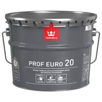 Краска Tikkurila Prof Euro 20 влагостойкая моющаяся полуматовая бесцветный 9 л