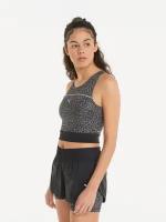 Топ/Puma/52106656/RUN HIGH SHINE CROP TANK W/серый/XS