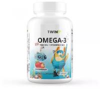 1WIN Kids Omega-3 Fish oil + Vitamins E, D капс