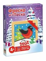 Фреска из цветного песка 