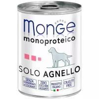 Влажный корм для собак Monge Monoprotein, беззерновой, ягненок 400 г