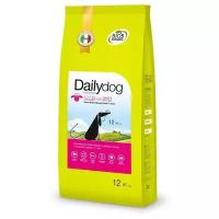 Сухой корм для пожилых собак DailyDog ягненок 1 уп. х 1 шт. х 12 кг (для средних и крупных пород)
