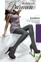 Колготки Karmen Bamboo, 200 den, размер 4, фиолетовый