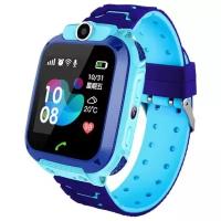 Детские умные часы Smart Baby Watch Q12, голубой/синий